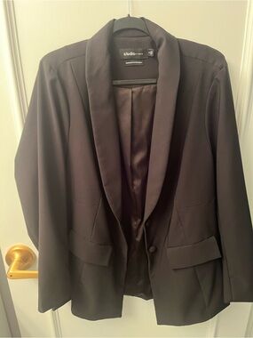 torrid Black Collared Blazer